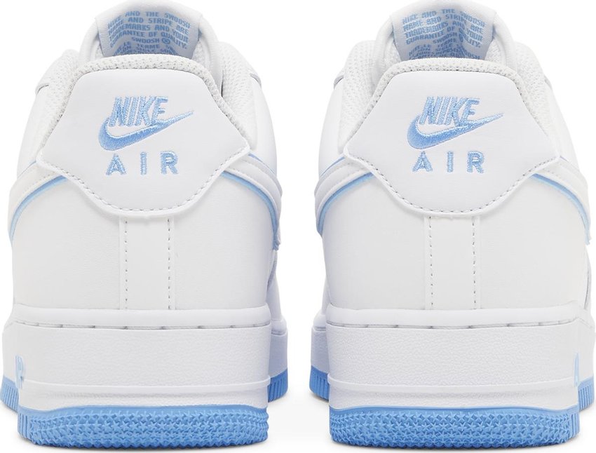 Nike Air Force 1 '07 Low White University Blue Sole