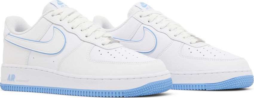 Nike Air Force 1 '07 Low White University Blue Sole