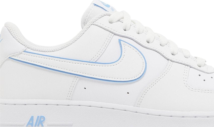 Nike Air Force 1 '07 Low White University Blue Sole