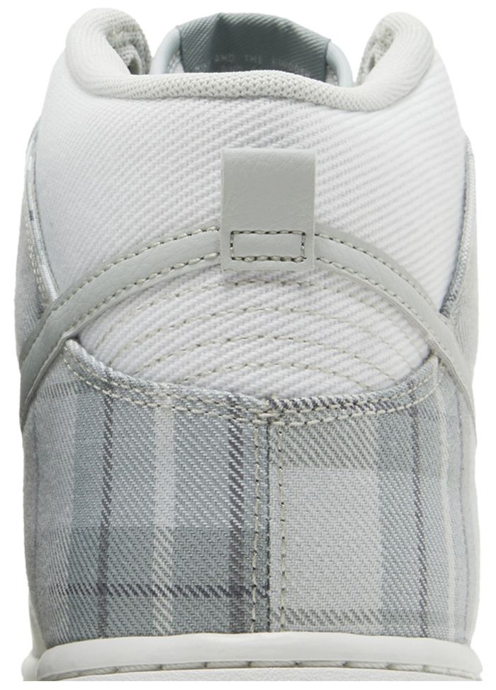 Nike Dunk High SE Tartan Plaid White Light Green