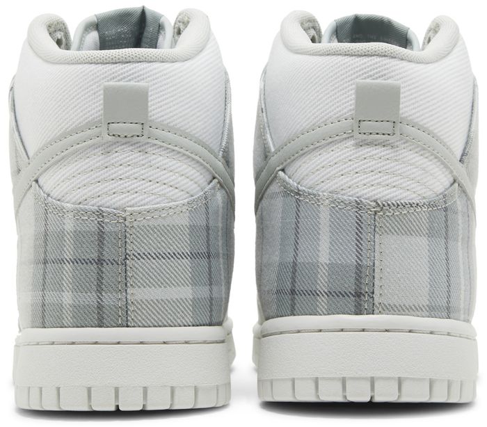Nike Dunk High SE Tartan Plaid White Light Green