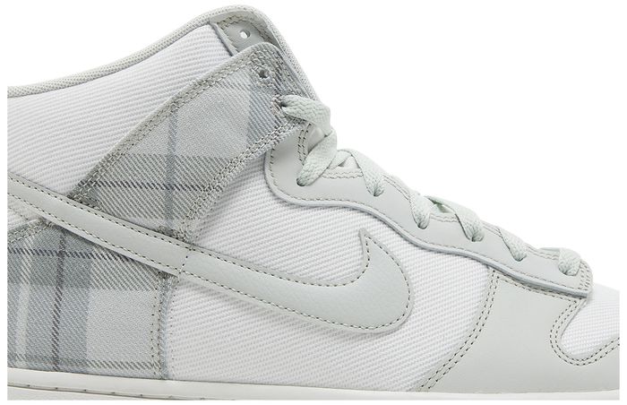 Nike Dunk High SE Tartan Plaid White Light Green