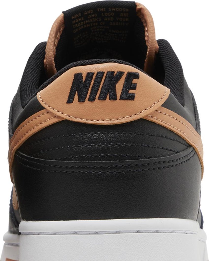 Nike Dunk Low Black Amber Brown
