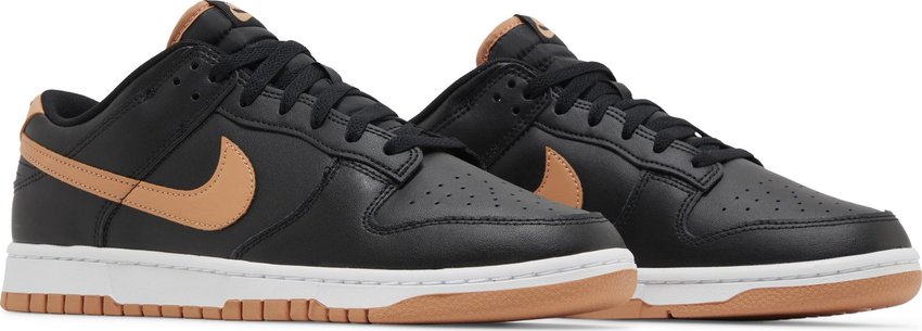 Nike Dunk Low Black Amber Brown