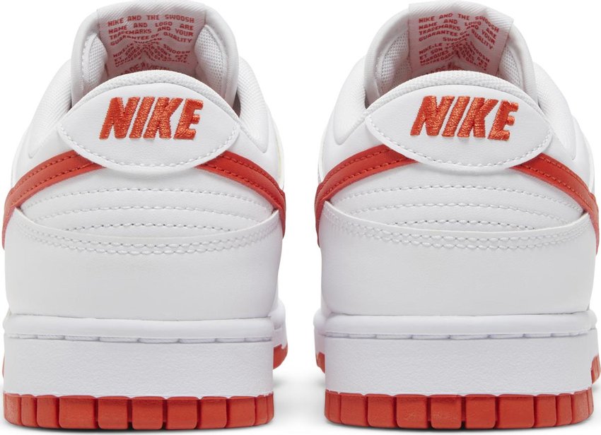 Nike Dunk Low Retro White Picante Red