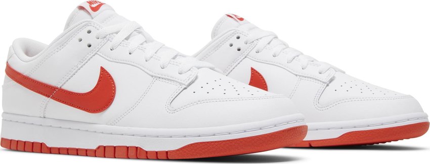 Nike Dunk Low Retro White Picante Red