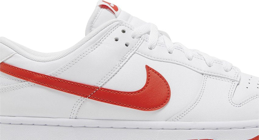 Nike Dunk Low Retro White Picante Red