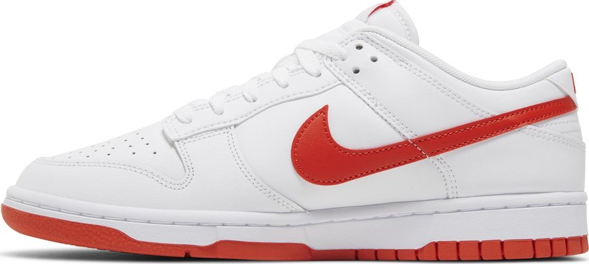 Nike Dunk Low Retro White Picante Red