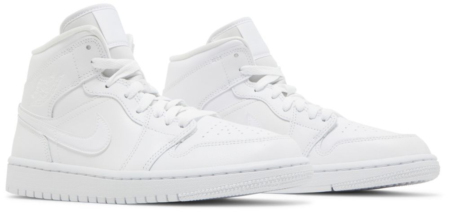 Air Jordan Mid Triple White (2022) (Women's)