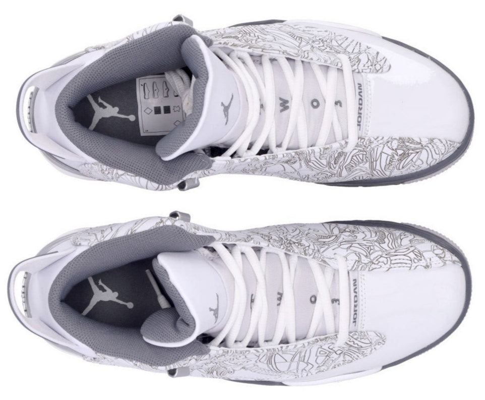 Jordan Dub Zero White Metallic Silver Neutral Grey Cool Grey (GS)