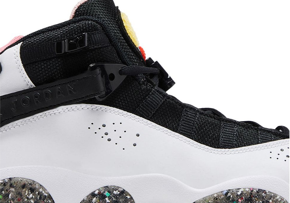 Jordan 6 Rings White Coral Chalk Picante Red Black (GS)