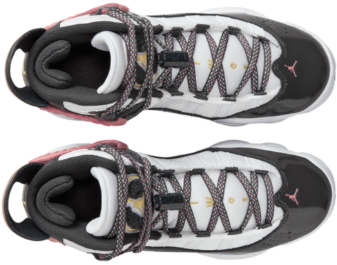 Jordan 6 Rings White Red Stardust Vapor Green Anthracite (GS)