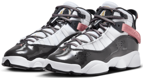 Jordan 6 Rings White Red Stardust Vapor Green Anthracite (GS)