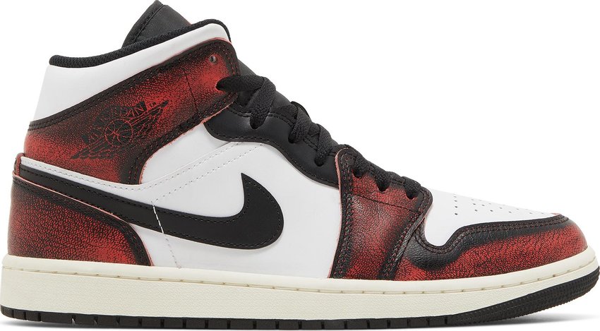 Jordan 1 Mid Wear-Away Chicago
