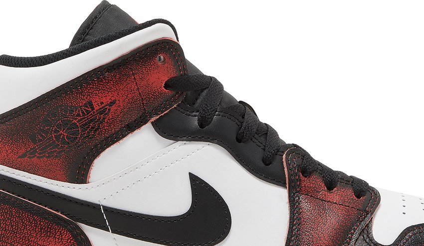 Jordan 1 Mid Wear-Away Chicago