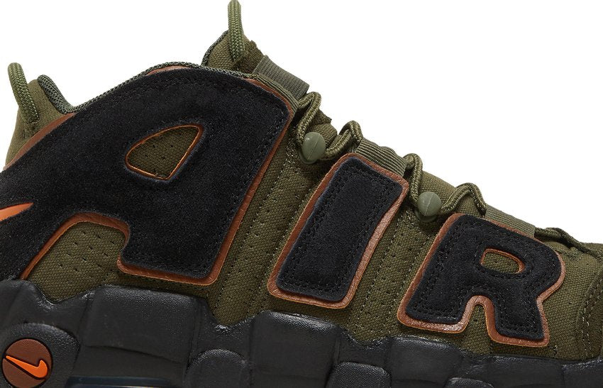 Nike Air More Uptempo 96 Cargo Khaki Alpha Orange
