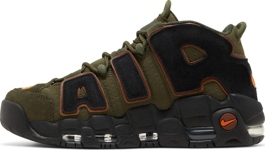 Nike Air More Uptempo 96 Cargo Khaki Alpha Orange