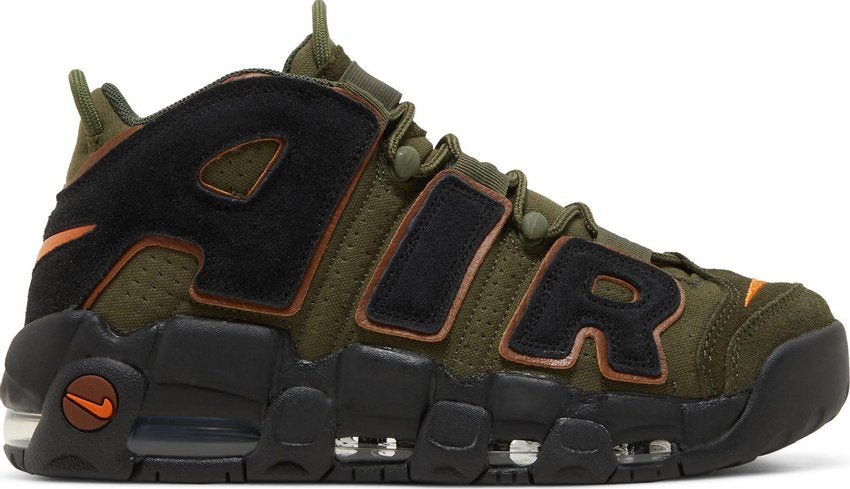 Nike Air More Uptempo 96 Cargo Khaki Alpha Orange