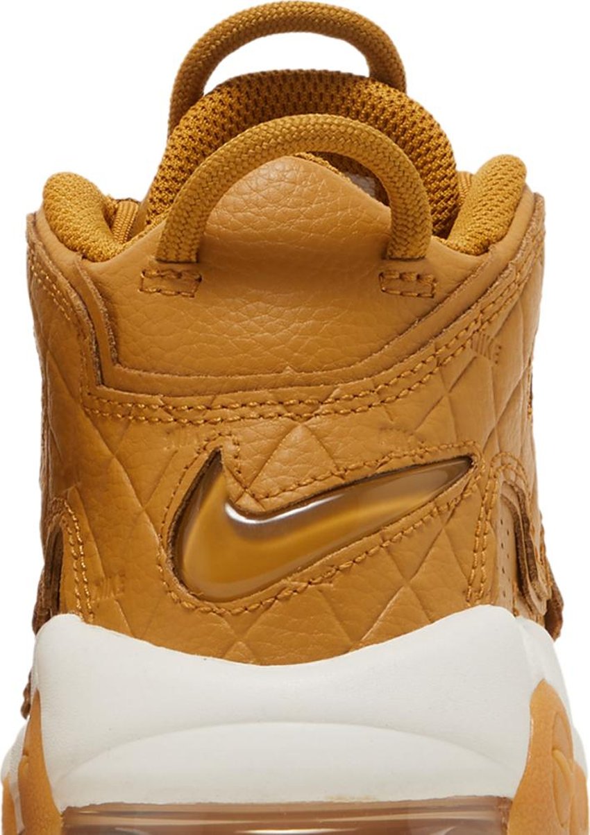 Nike Air More Uptempo Quilted Wheat Gum Light Brown (Women's)