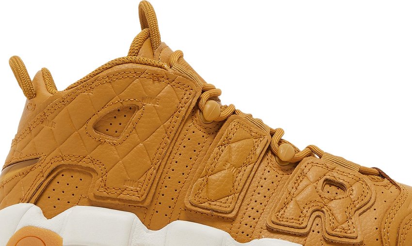 Nike Air More Uptempo Quilted Wheat Gum Light Brown (Women's)