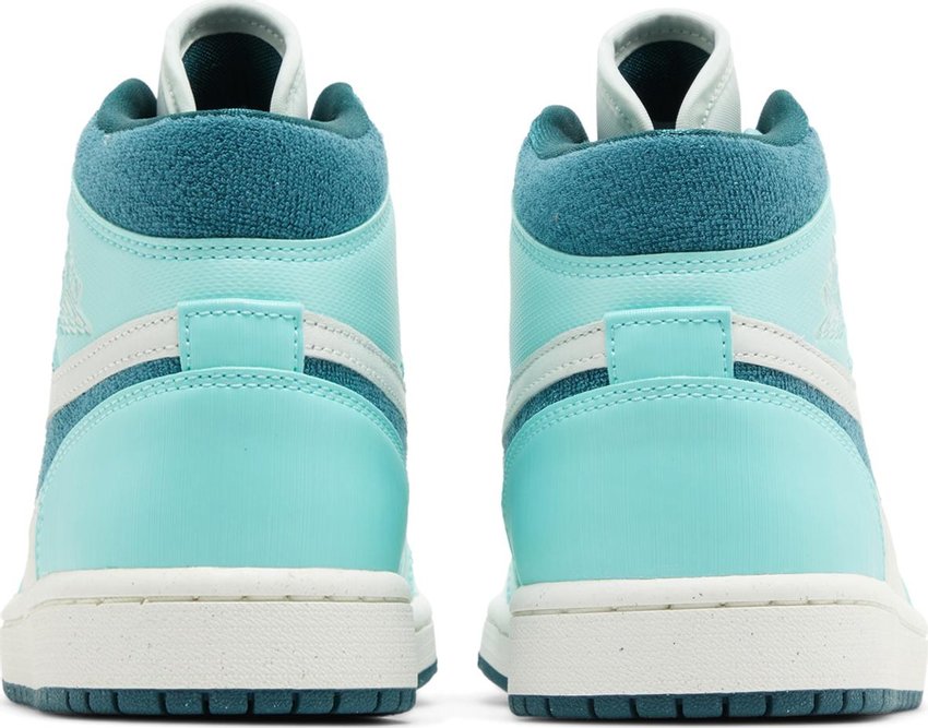 Jordan 1 Mid Chenille Bleached Turquoise (Women's)