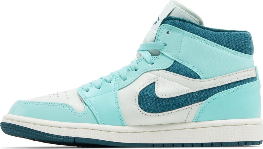 Jordan 1 Mid Chenille Bleached Turquoise (Women's)
