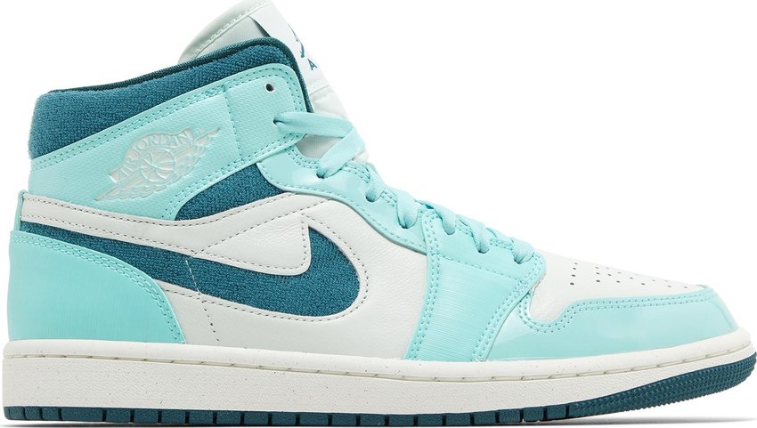 Jordan 1 Mid Chenille Bleached Turquoise (Women's)