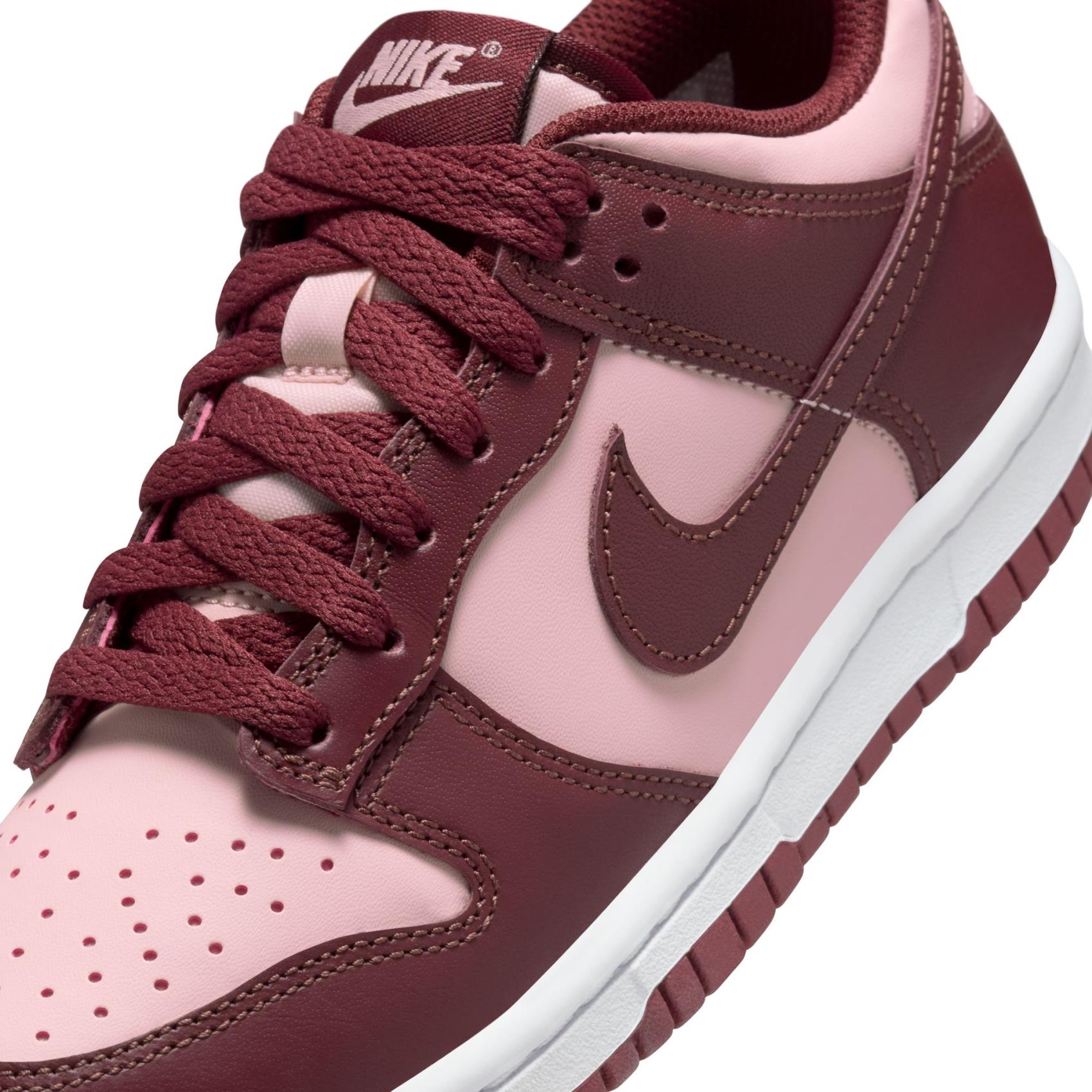 Nike Dunk Low Dark Team Red Echo Pink (GS)