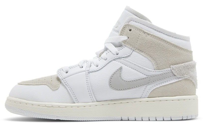 Jordan 1 Mid SE Craft Inside Out Tech Grey (GS)