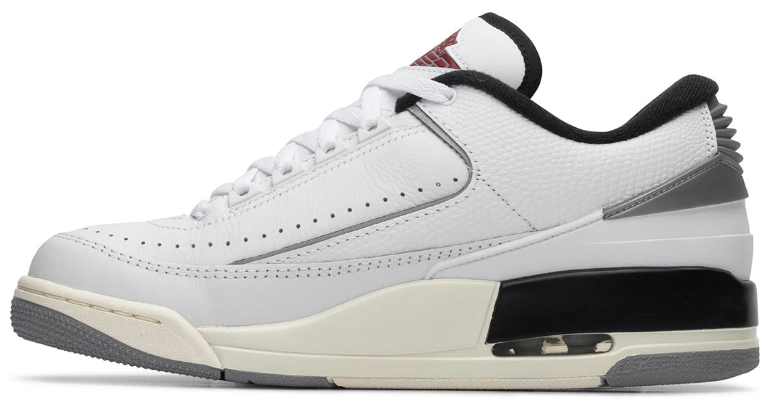 Jordan 2/3 White Black Metallic Silver