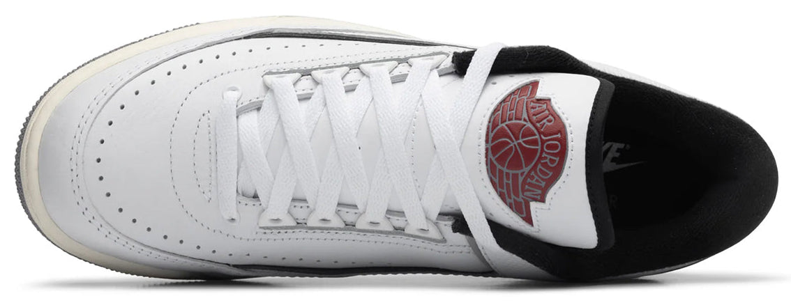 Jordan 2/3 White Black Metallic Silver