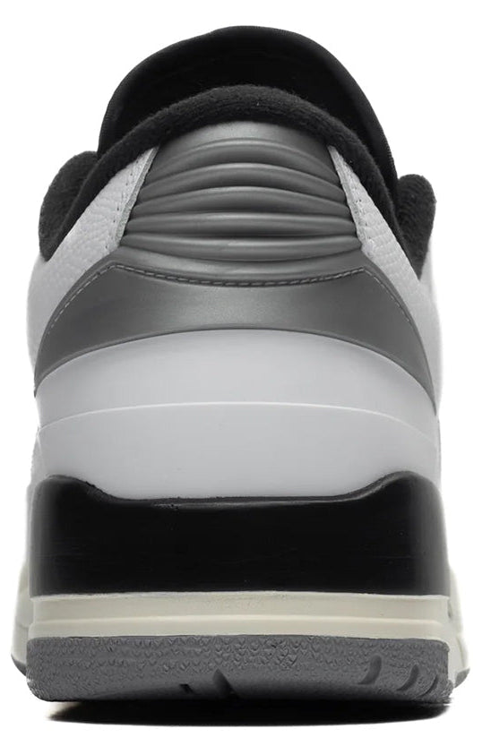 Jordan 2/3 White Black Metallic Silver