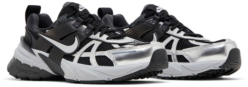 Nike V2K Run Black Metallic Silver (Women's)