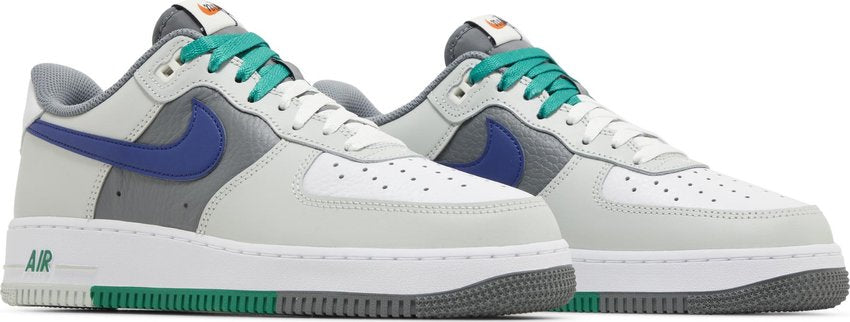 Nike Air Force 1 Low '07 LV8 Split Light Silver Deep Royal Blue