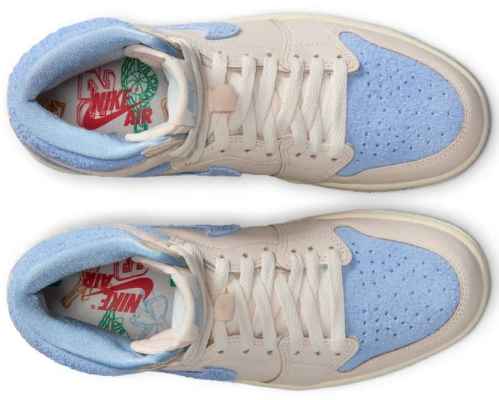 Jordan 1 Retro High OG Pale Ivory Psychic Blue (Women's)
