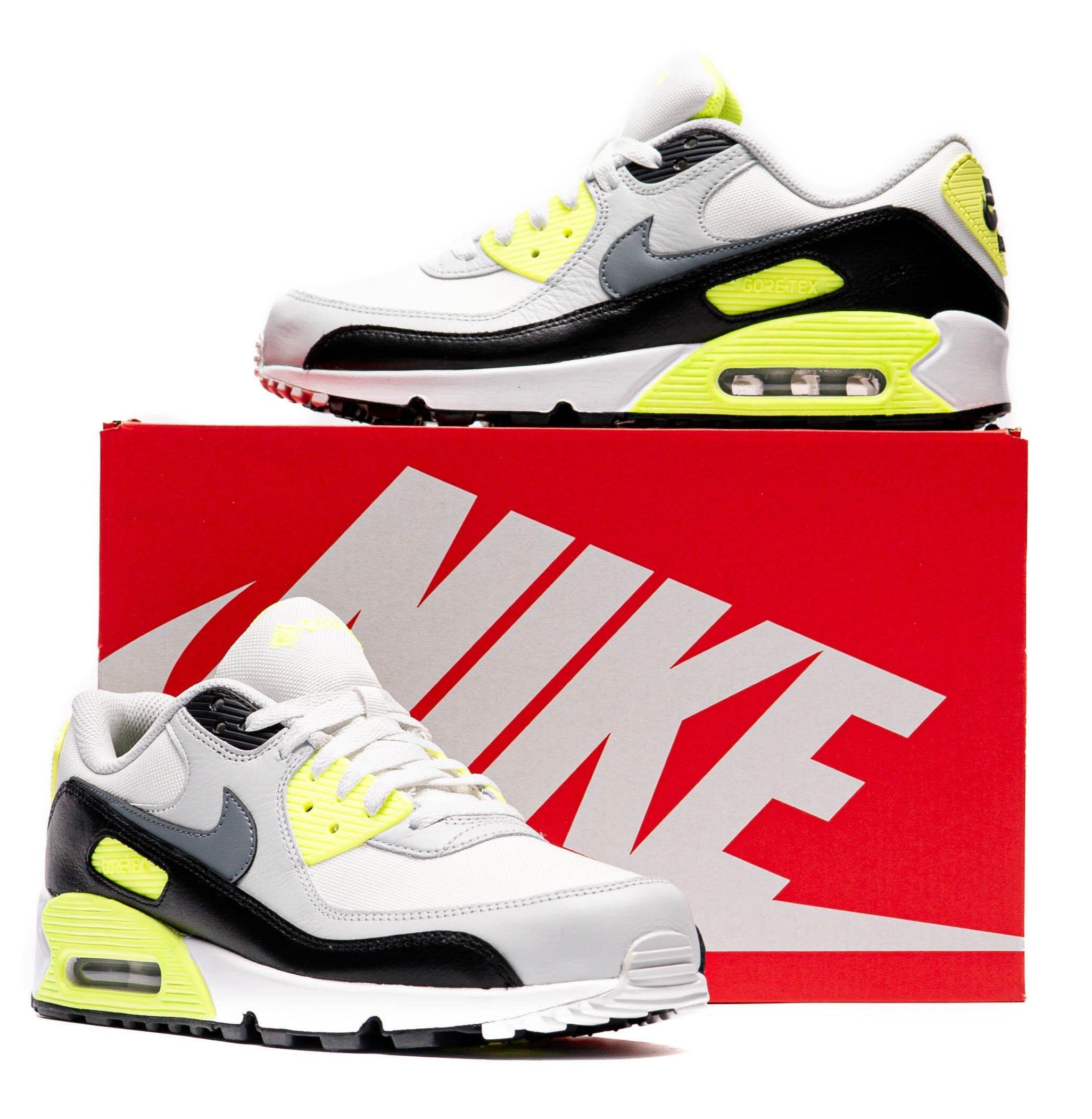 Nike Air Max 90 Gore-Tex Summit White Volt Black Cool Grey