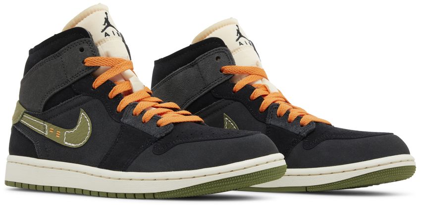 Jordan 1 Mid SE Craft Anthracite Light Olive
