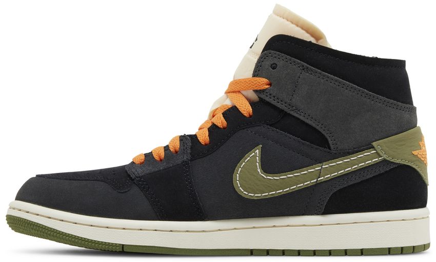 Jordan 1 Mid SE Craft Anthracite Light Olive