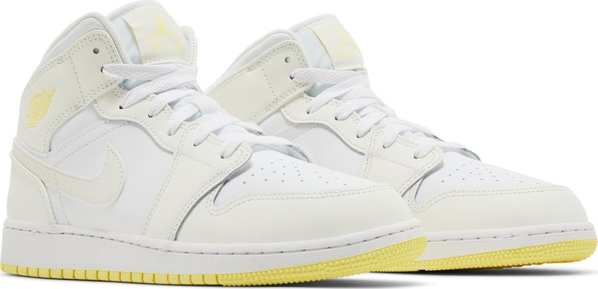 Jordan 1 Mid GS Sail Light Laser Orange