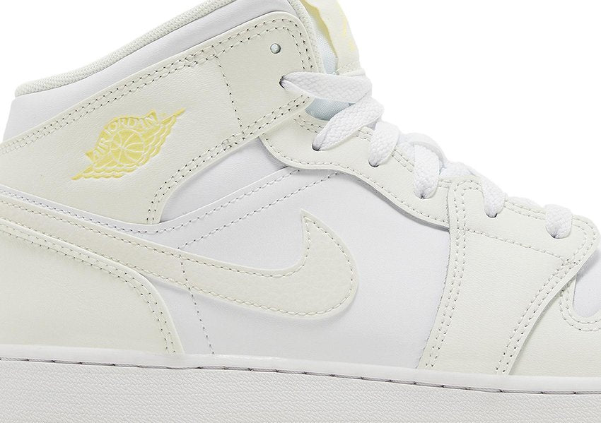 Jordan 1 Mid GS Sail Light Laser Orange