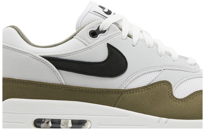 Nike Air Max 1 White Black Medium Olive