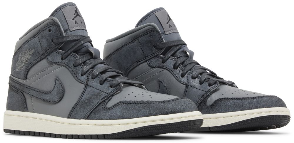 Jordan 1 Mid Distressed Smoke Grey (Women's)