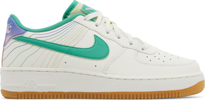 Nike Air Force 1 Low LV8 3 Heel Stitch Sail Stadium Green (GS)