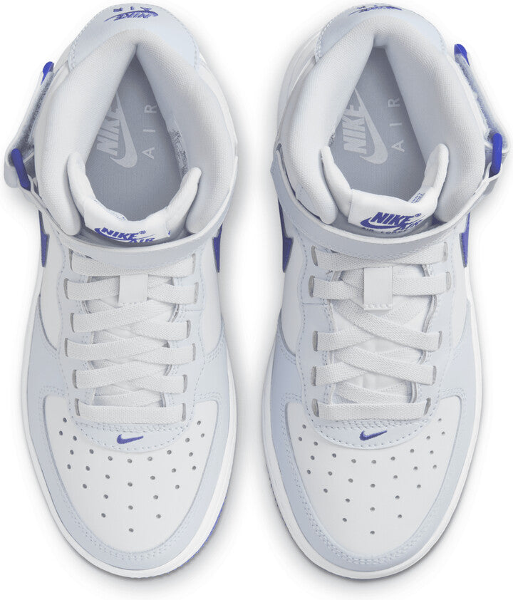 Nike Air Force 1 Mid EasyOn White Royal Blue (GS)