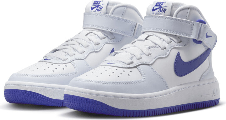 Nike Air Force 1 Mid EasyOn White Royal Blue (GS)