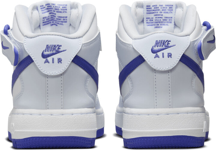 Nike Air Force 1 Mid EasyOn White Royal Blue (GS)