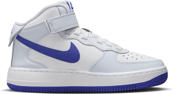 Nike Air Force 1 Mid EasyOn White Royal Blue (GS)
