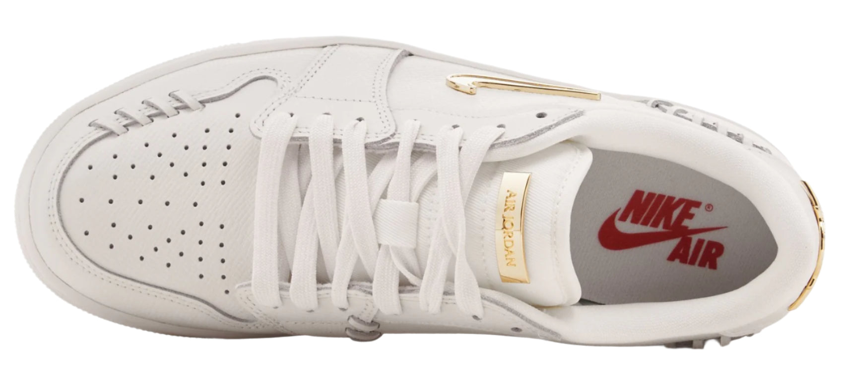 Jordan 1 Low Method of Make Sail Metallic Gold (Women's)