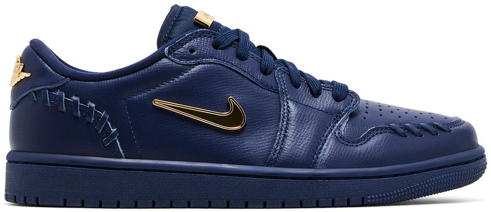 Jordan 1 Low Method of Make Midnight Navy Metallic Gold (Women's)
