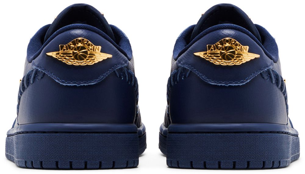 Jordan 1 Low Method of Make Midnight Navy Metallic Gold (Women's)
